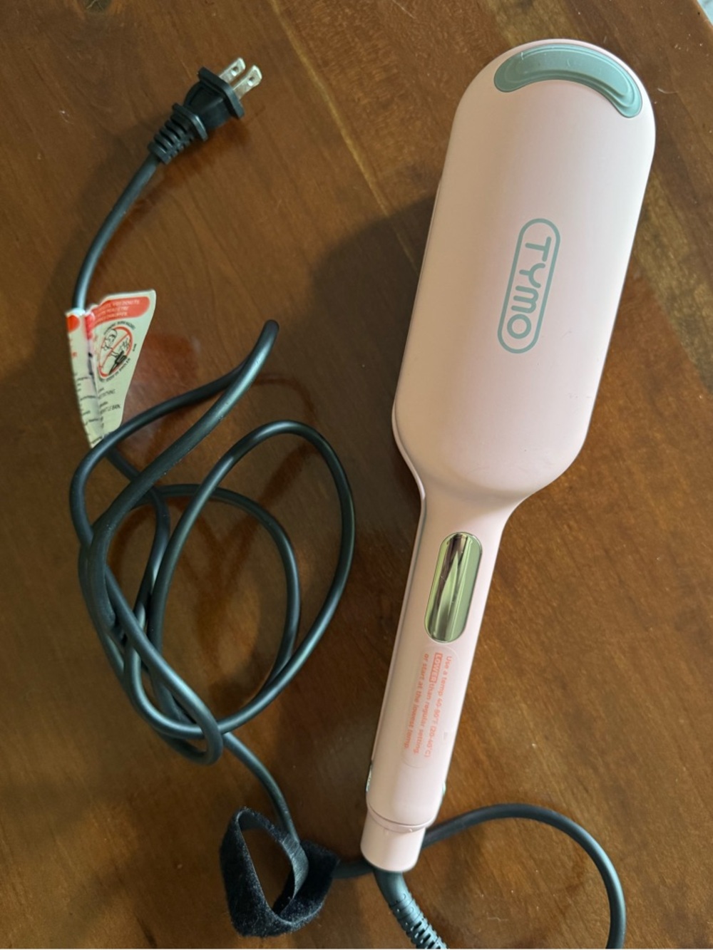 TYMO Beach Wave Curling Iron Pink 3 Barrel Waver Hair Tool